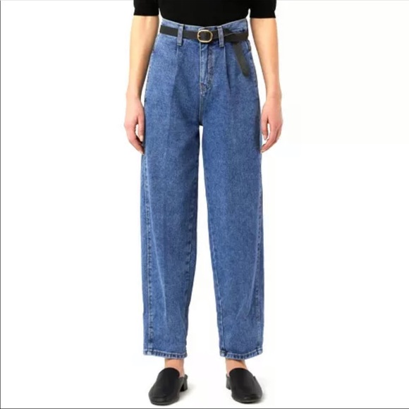 OAK + FORT Denim - Oak + Fort high waisted front darted jeans